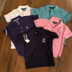 SOLD ——- Kids Boys Psycho Bunny Polo Bundle